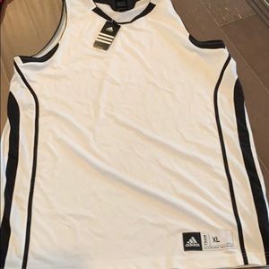 NWT adidas basketball jersey XL